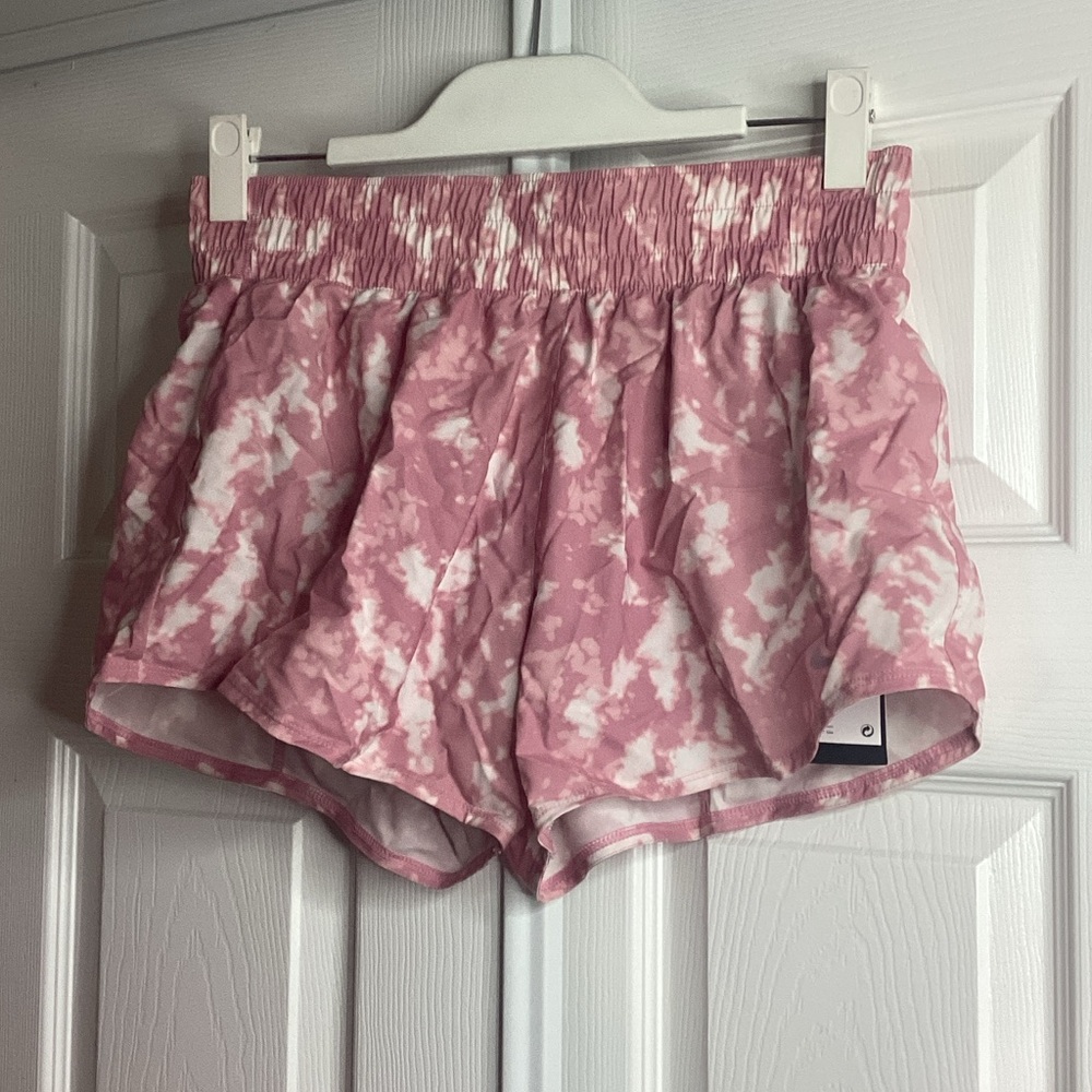Nike‎ New Training Loose Fit Pink Tie-Dye Women's Shorts M